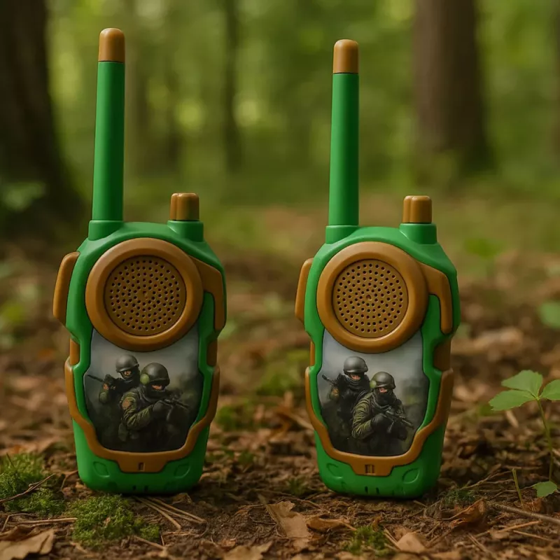 LEAN TOYS Walkie Talkie Radijos Vaikams Karinės 10m