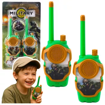 LEAN TOYS Walkie Talkie Radijos Vaikams Karinės 10m