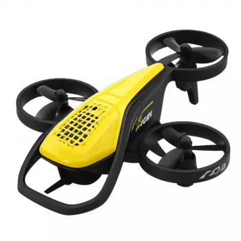 LEAN TOYS Mini RC Drone Syma X36 Four-Axis Acrobatics Geltona