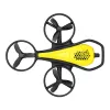 LEAN TOYS Mini RC Drone Syma X36 Four-Axis Acrobatics Geltona