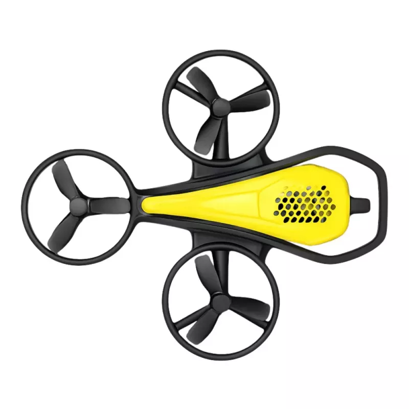 LEAN TOYS Mini RC Drone Syma X36 Four-Axis Acrobatics Geltona