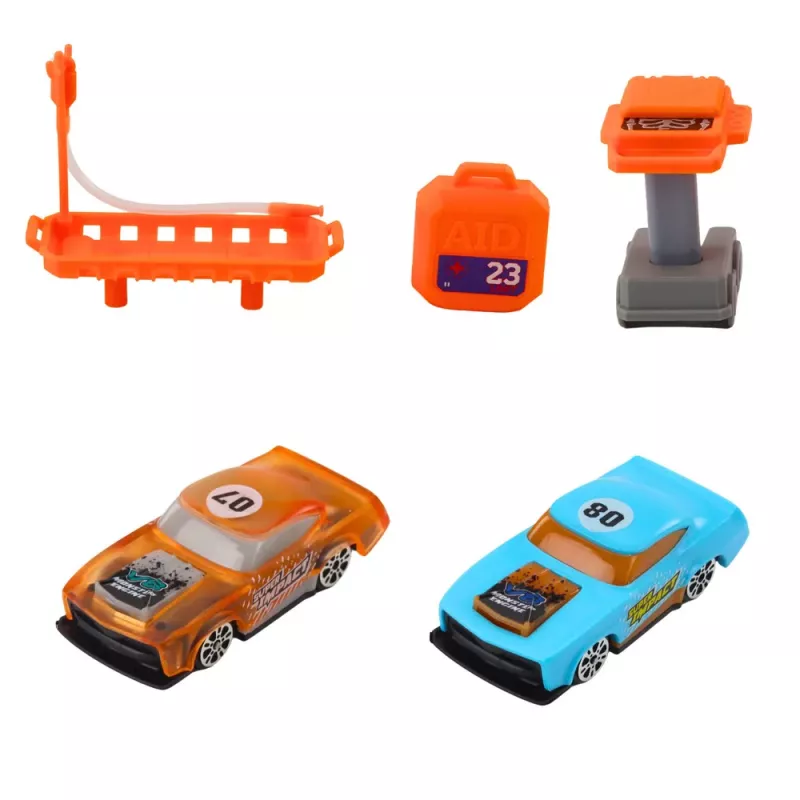 LEAN TOYS Ambulance City Greitosios pagalbos automobilis su pavara, šviesomis ir garsais