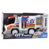 LEAN TOYS Ambulance City Greitosios pagalbos automobilis su pavara, šviesomis ir garsais