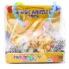 LEAN TOYS Mieganti Imbiero Spalvos Katė ant Pagalvės Figūrėlė su Kailiniu Maišeliu ir Garsais
