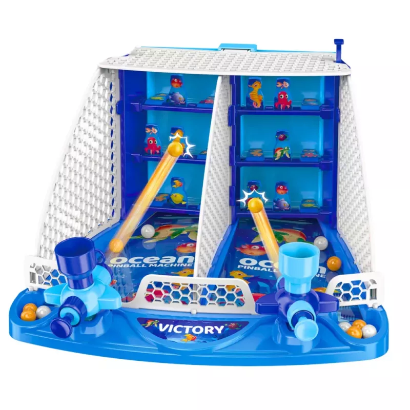 LEAN TOYS Pinball Ocean Fish Shooting Arcade Game