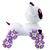 LEAN TOYS TOOBY Robot Dog Remote Controlled RC 360° Lights Sounds White and Purple
