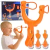 LEAN TOYS Šaudymo rinkinys Įgūdžių žaidimas Timpa Smiginis su Siurbtukais 3 vnt.