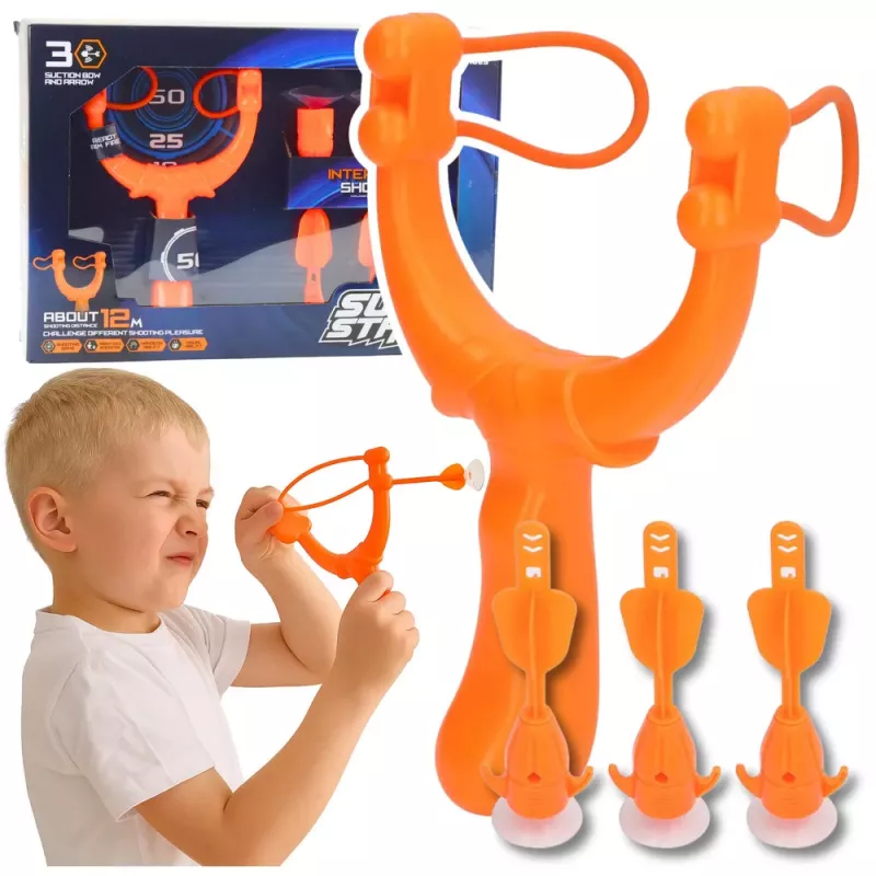 LEAN TOYS Šaudymo rinkinys Įgūdžių žaidimas Timpa Smiginis su Siurbtukais 3 vnt.