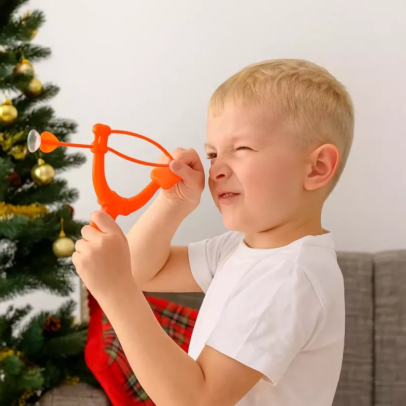 LEAN TOYS Šaudymo rinkinys Įgūdžių žaidimas Timpa Smiginis su Siurbtukais 3 vnt.