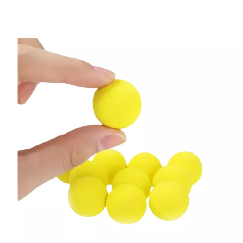 LEAN TOYS Soft Foam Ball Gun School Bus Yellow 6 vnt.