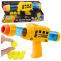 LEAN TOYS Soft Foam Ball Gun School Bus Yellow 6 vnt.