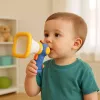 LEAN TOYS Megafonas vaikams su balso keitikliu ir šviesos efektais, mėlynas