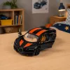 LEAN TOYS Automobilis Metalinis Sportinis Automobilis Šviesos Garsas Atbulinis Varymas Juodas 1:32