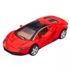 LEAN TOYS Sportinis automobilis Metalinis Atidaromos durys Šviesos Garsai Raudonas 1:32