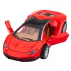 LEAN TOYS Sportinis automobilis Metalinis Atidaromos durys Šviesos Garsai Raudonas 1:32