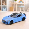 LEAN TOYS Sportinis automobilis Metalas Atidaromos durys Šviesos Garsai Mėlyna 1:32