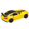 LEAN TOYS Sportinis automobilis Metalas Atidaromos durys Šviesos Garsai Geltona 1:32