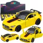LEAN TOYS Sportinis automobilis Metalas Atidaromos durys Šviesos Garsai Geltona 1:32