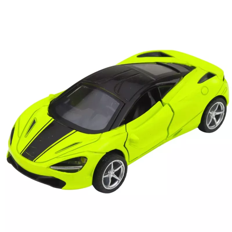 LEAN TOYS Sportinis automobilis Metalas Pavara Šviesos Garsai Žalia 1:32
