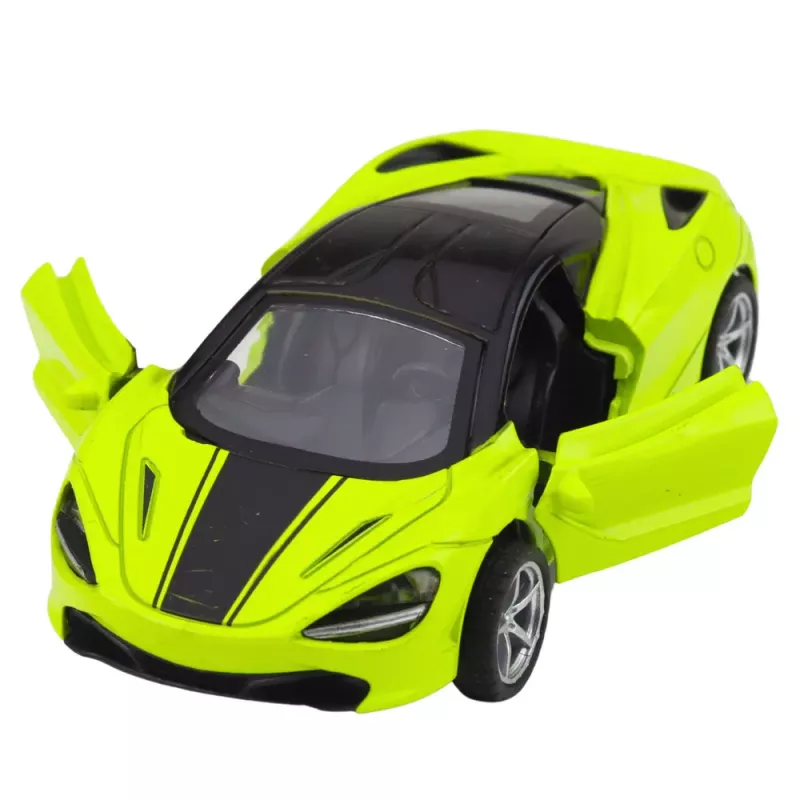 LEAN TOYS Sportinis automobilis Metalas Pavara Šviesos Garsai Žalia 1:32