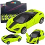 LEAN TOYS Sportinis automobilis Metalas Pavara Šviesos Garsai Žalia 1:32