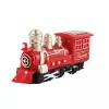 LEAN TOYS Classic Mini Train Battery Operated Locomotive Wagons With Tracks 13 pcs.