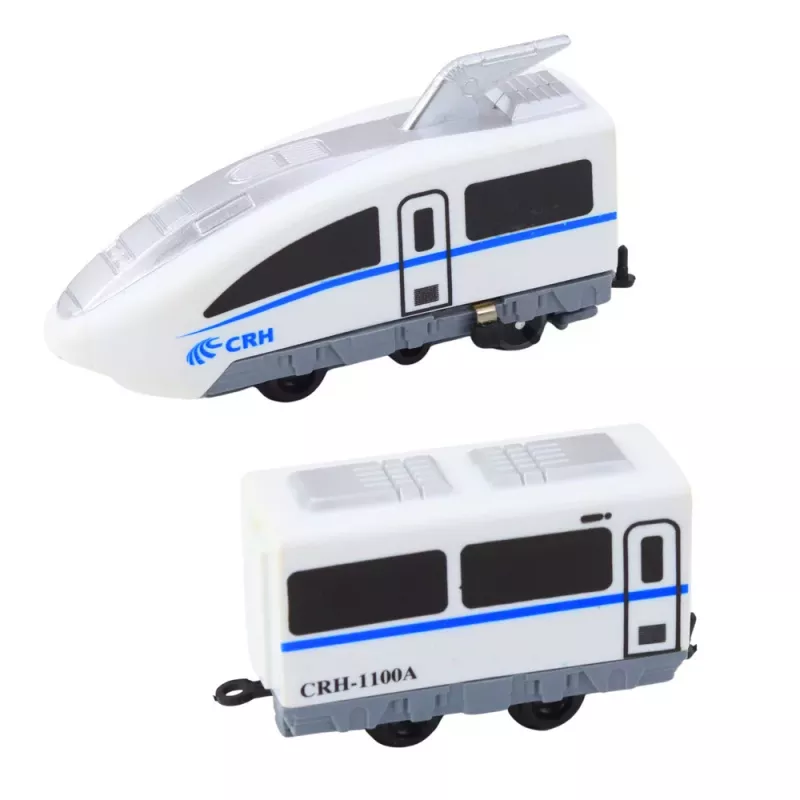 LEAN TOYS City Express elektrinis traukinys 13 bėgių geležinkelis