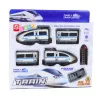 LEAN TOYS City Express elektrinis traukinys 13 bėgių geležinkelis