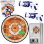 LEAN TOYS Capybara Dartboard Skill Game su Velcro kamuoliukais ir žaisliniais ginklais 73,5 cm
