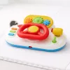 LEAN TOYS Vairavimo simuliatorius mažiems vaikams Interaktyvus vairas Šviesos Garsai