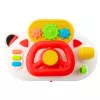 LEAN TOYS Vairavimo simuliatorius mažiems vaikams Interaktyvus vairas Šviesos Garsai