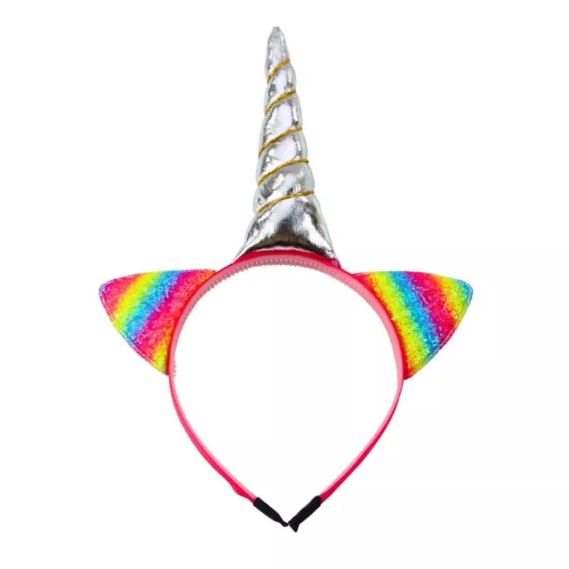 LEAN TOYS Unicorn Horn Ears Wand Hairband Set