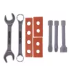 LEAN TOYS Little Handyman's Workshop Bench Drill Tools Accessories 18 vnt.