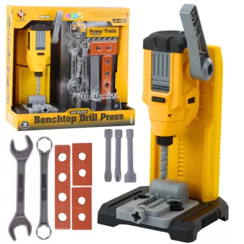 LEAN TOYS Little Handyman's Workshop Bench Drill Tools Accessories 18 vnt.