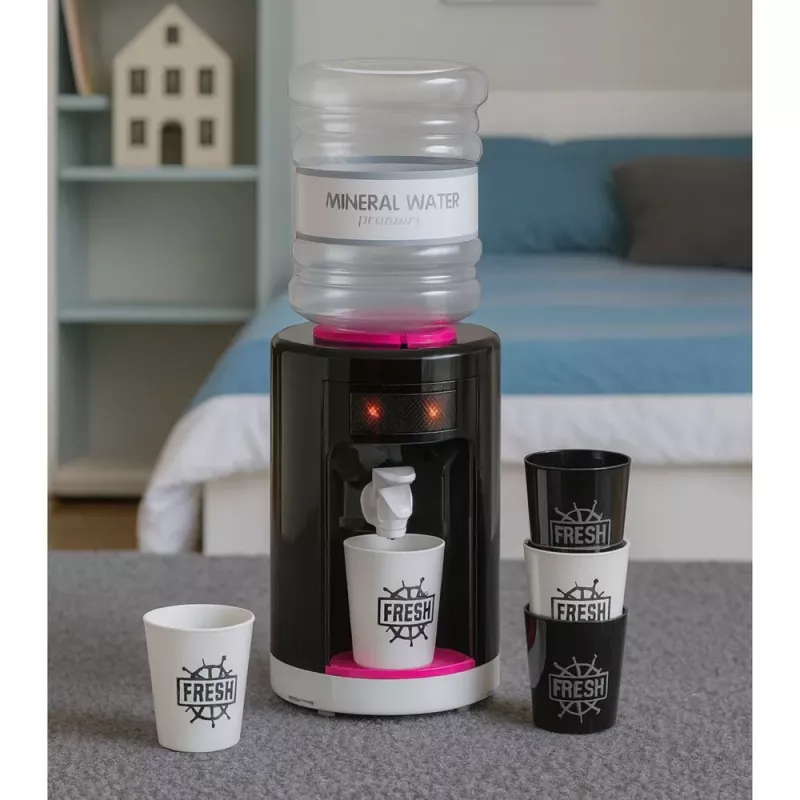 LEAN TOYS Vandens dozatoriaus žaislas vaikams su šviesomis ir garsais, rožinis
