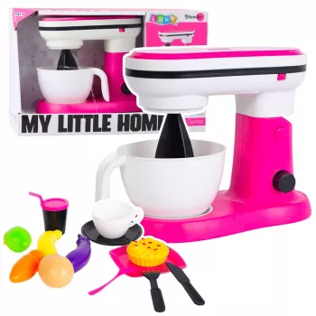 LEAN TOYS Maisto procesoriaus ir trintuvo žaislas vaikams su vaisių priedais