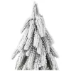 LEAN Decorative Artificial Christmas Tree on a Trunk Covered with Snow 30 x 10 cm