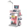 LEAN TOYS Gydytojo ir odontologo rinkinys su medicininiu vežimėliu ir šviesomis, rožinis, 26 vnt.