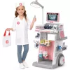 LEAN TOYS Gydytojo ir odontologo rinkinys su medicininiu vežimėliu ir šviesomis, rožinis, 26 vnt.