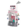 LEAN TOYS Gydytojo ir odontologo rinkinys su medicininiu vežimėliu ir šviesomis, rožinis, 26 vnt.