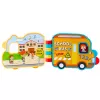 LEAN TOYS Interaktyvi edukacinė knyga Transporto priemonės Šviesos Garsai Judantys elementai