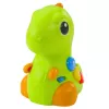 LEAN TOYS Interaktyvus žaislas mažiems vaikams Dinozauras ant ratukų su šviesomis ir garsais