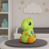 LEAN TOYS Interaktyvus žaislas mažiems vaikams Dinozauras ant ratukų su šviesomis ir garsais