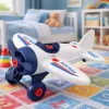 LEAN TOYS „Pasidaryk pats“ kūrybinis rinkinys: Atsuktuvinis lėktuvas, policijos atsuktuvas