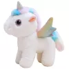 LEAN TOYS Unicorn Plush Interactive Moves Sounds White 21 cm