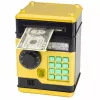 LEAN TOYS ATM elektroninė taupyklė seifas su šviesos ir garso efektais, PIN kodu, auksinė