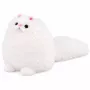 LEAN TOYS Minkštas žaislas Didelė katė su ilga uodega Pūkuota 30 x 30 cm