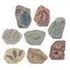 LEAN TOYS Paleontologijos kasinėjimo rinkinys su gipso bloku ir įrankiais