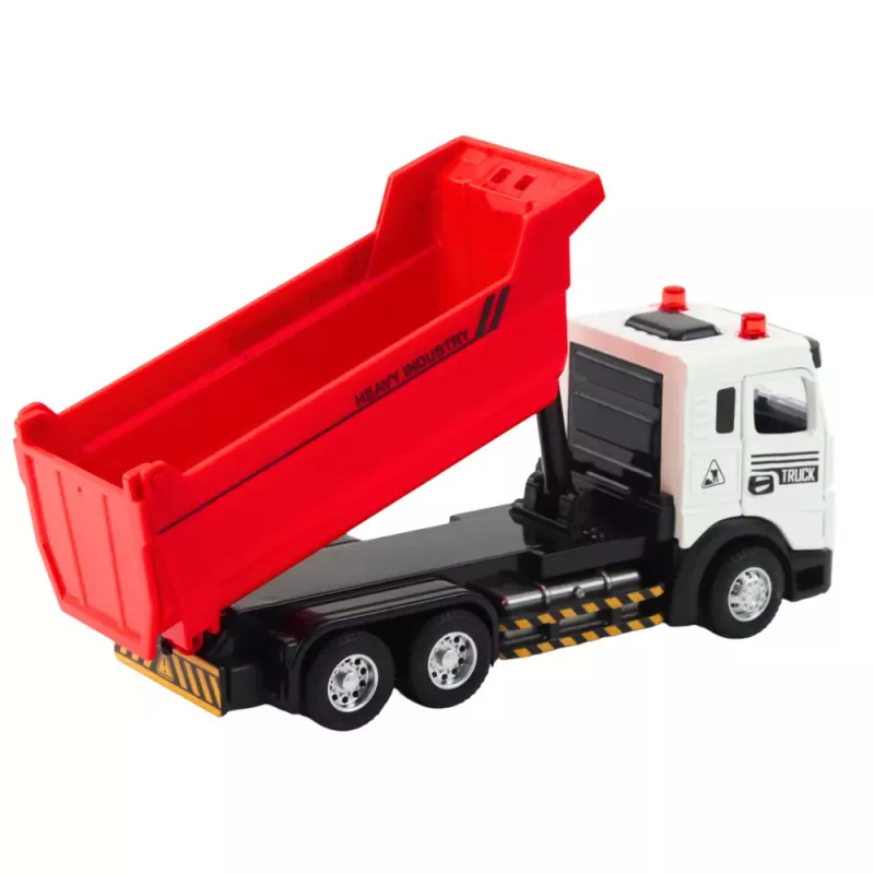LEAN TOYS Truck Tipper Metal Cab Movable Box Lights Sounds