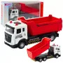 LEAN TOYS Truck Tipper Metal Cab Movable Box Lights Sounds